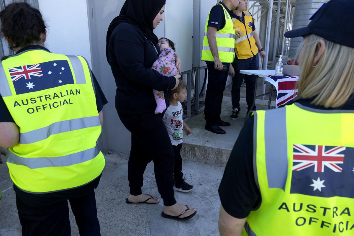 Australians evacuated from Lebanon